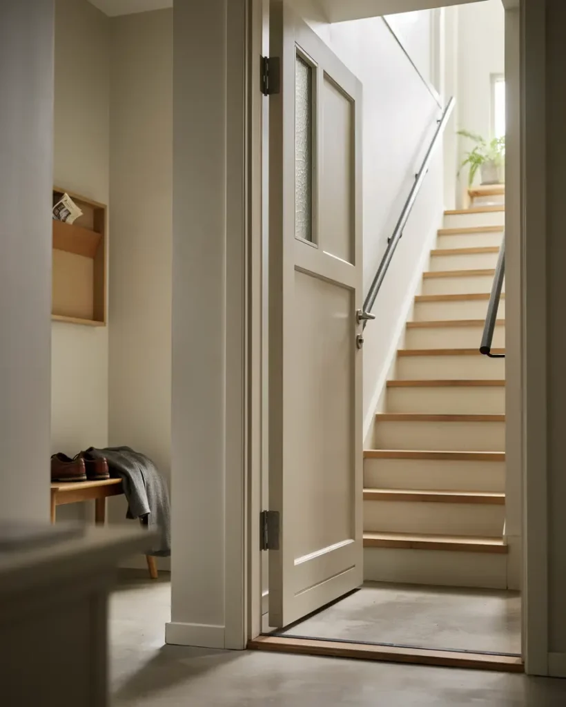m lning av trapphus och entr i flerbostadshus i rimbo